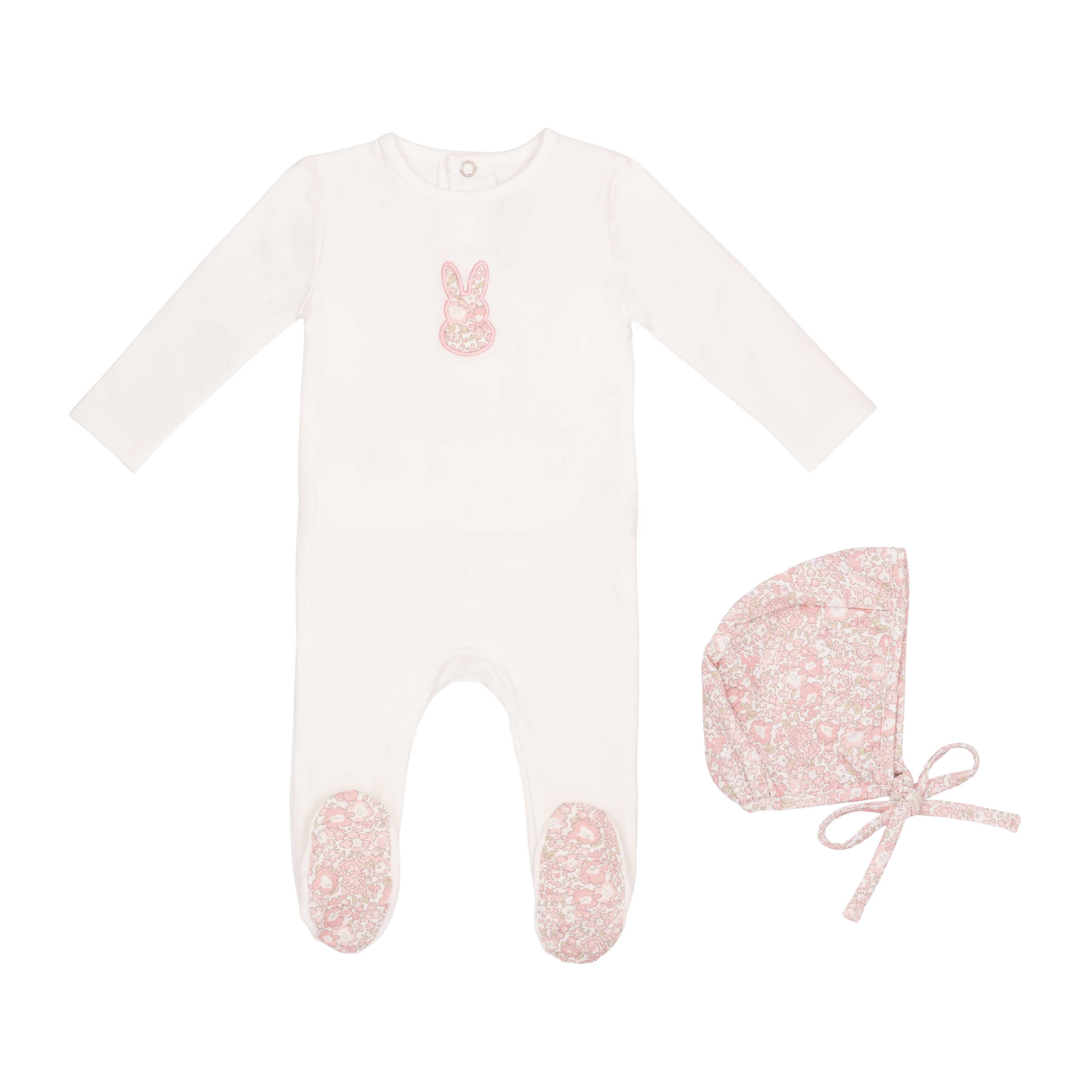 Minilabel Liberty Bunny Footie & Hat - Girls