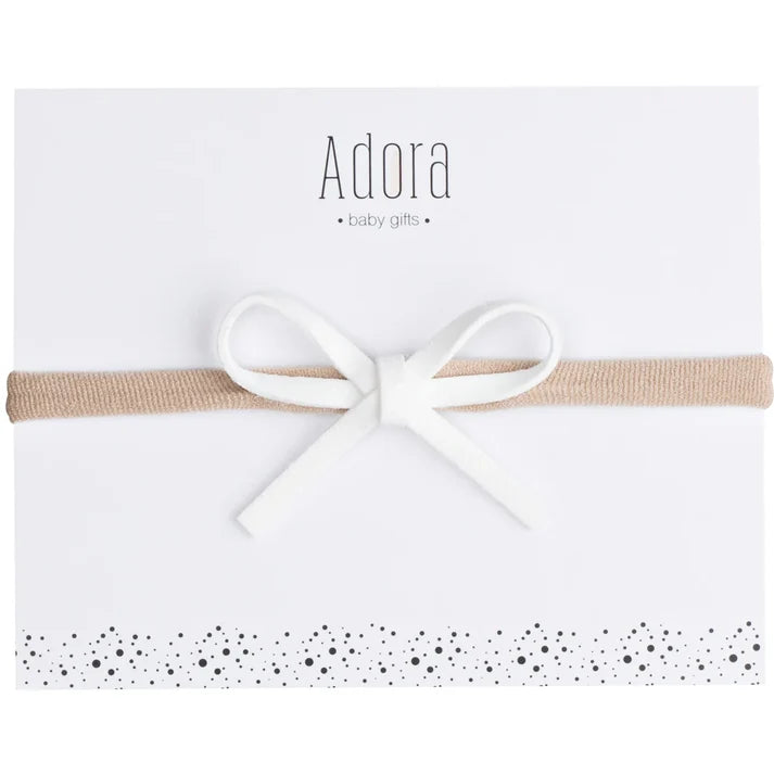 Adora Mini Classic Headband - White