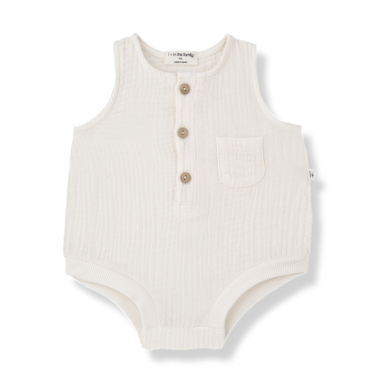 1+ in the Family Yago Romper - Nude 1+ in the Family Yago Romper - Nude