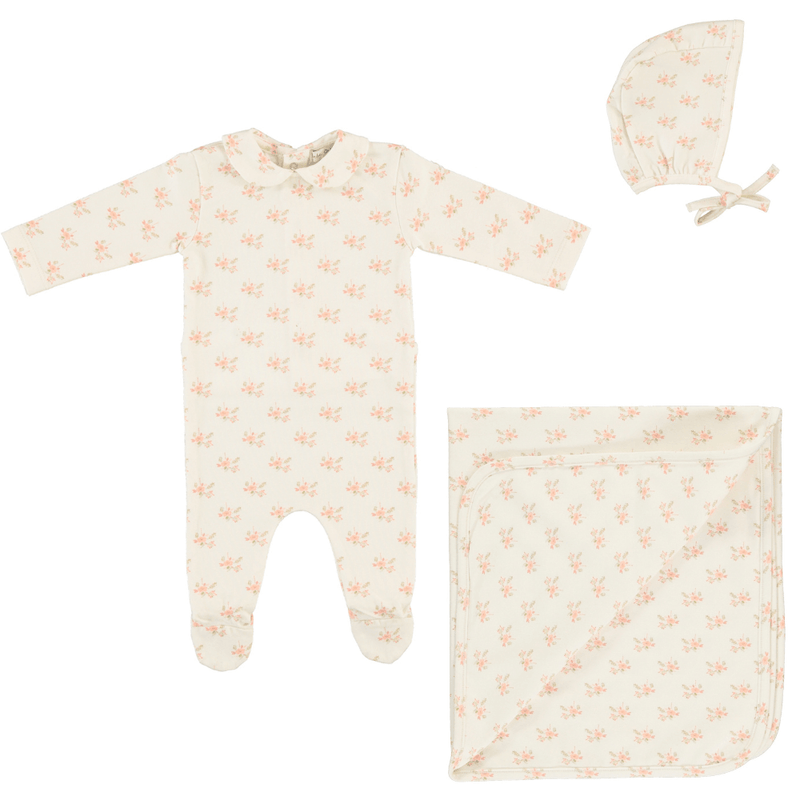 Bebe Organic Aurele Collar Layette Set