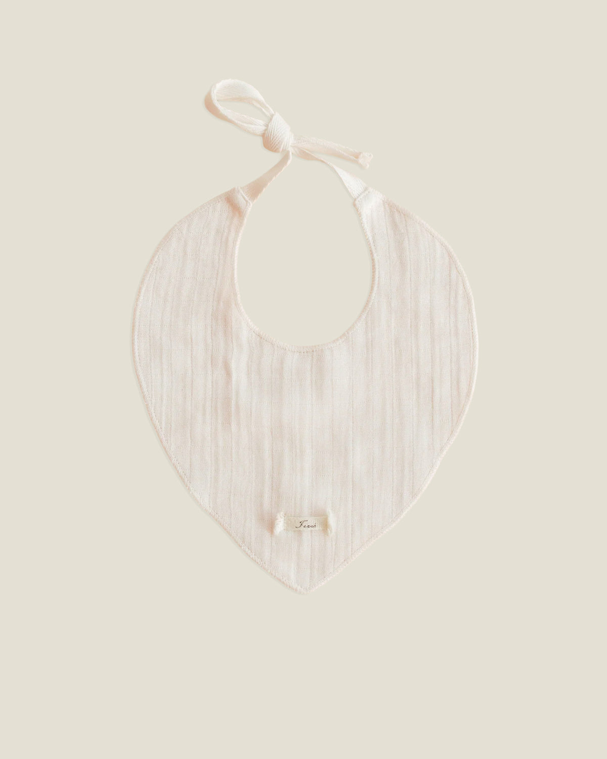 Ferne Drool Bib - Barely Pink