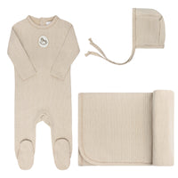 Aurora Rocking Horse Layette Set - Tan
