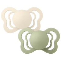 Bibs Couture 2 Pack Pacifiers - Ivory/Sage