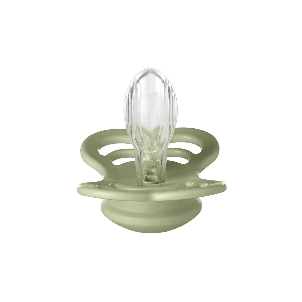 Bibs Supreme Two Pack Pacifiers - Ivory/Sage