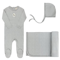 Aurora Rocking Horse Layette Set - Blue