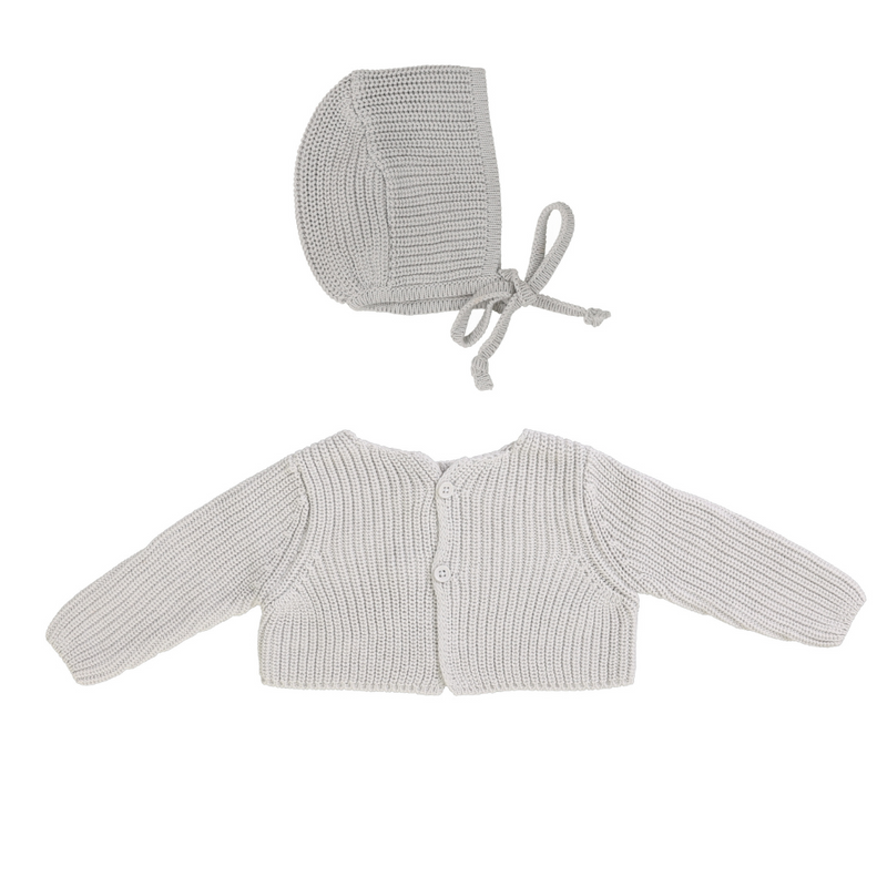 Lilette Chunky Knit Shrug & Bonnet SS25