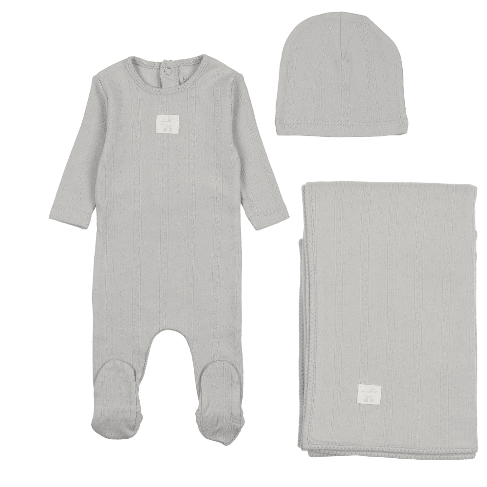 Bee & Dee Pointelle Carriage Layette Set