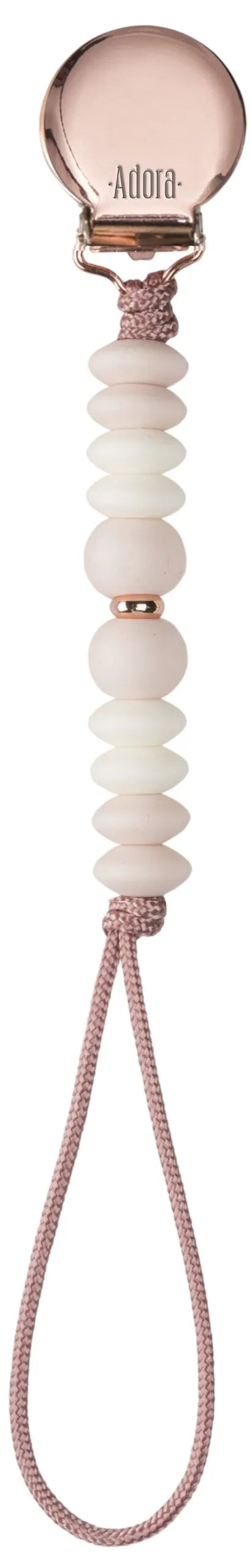 Adora Pacifier Clip- Blush Ombre