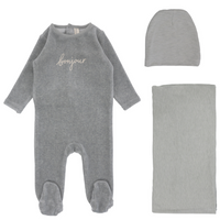 Lilette Velour Bonjour Layette Set