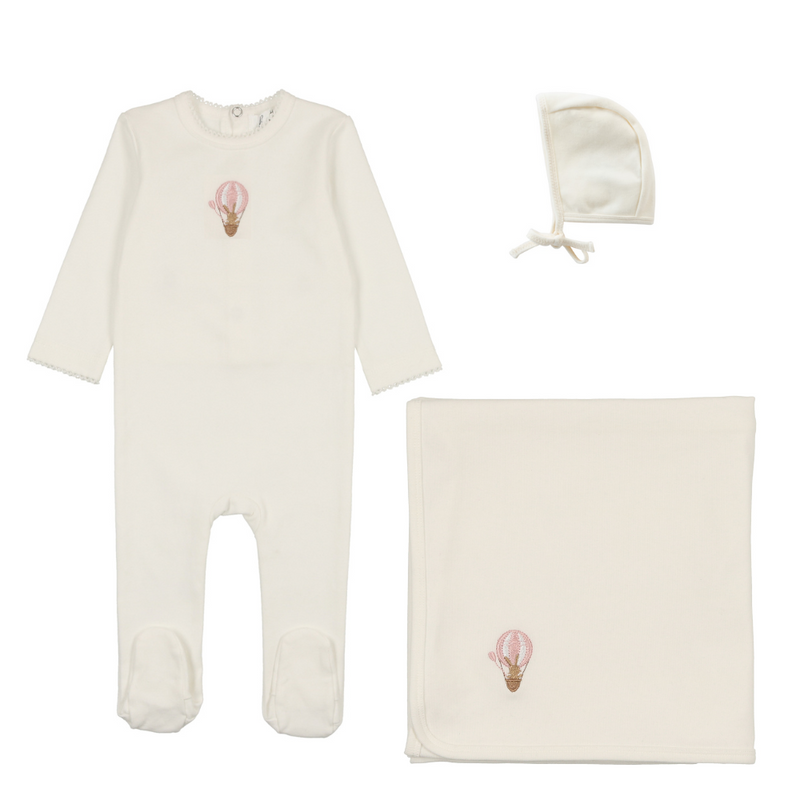 Bopop Hot Air Balloon Layette Set