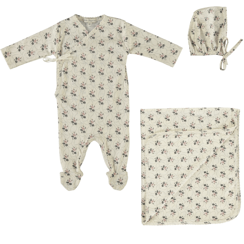 Bebe Organic Colette Wrap Layette Set