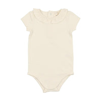 Lil Legs Collar Onesie Cream