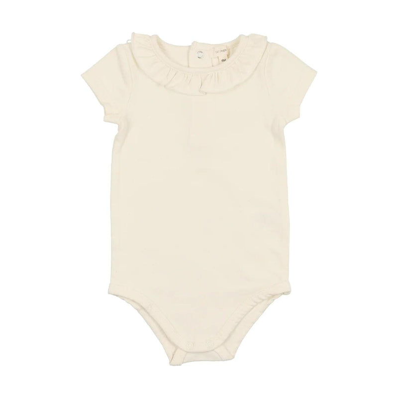 Lil Legs Collar Onesie Cream