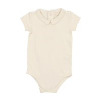 Lil Legs Collar Onesie Cream