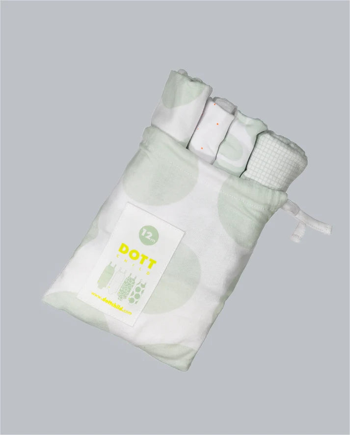 Dott 4 Pack Sleeveless Printed Undershirts - Boys