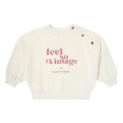 Tocoto Vintage Feel So Vintage Sweatshirt