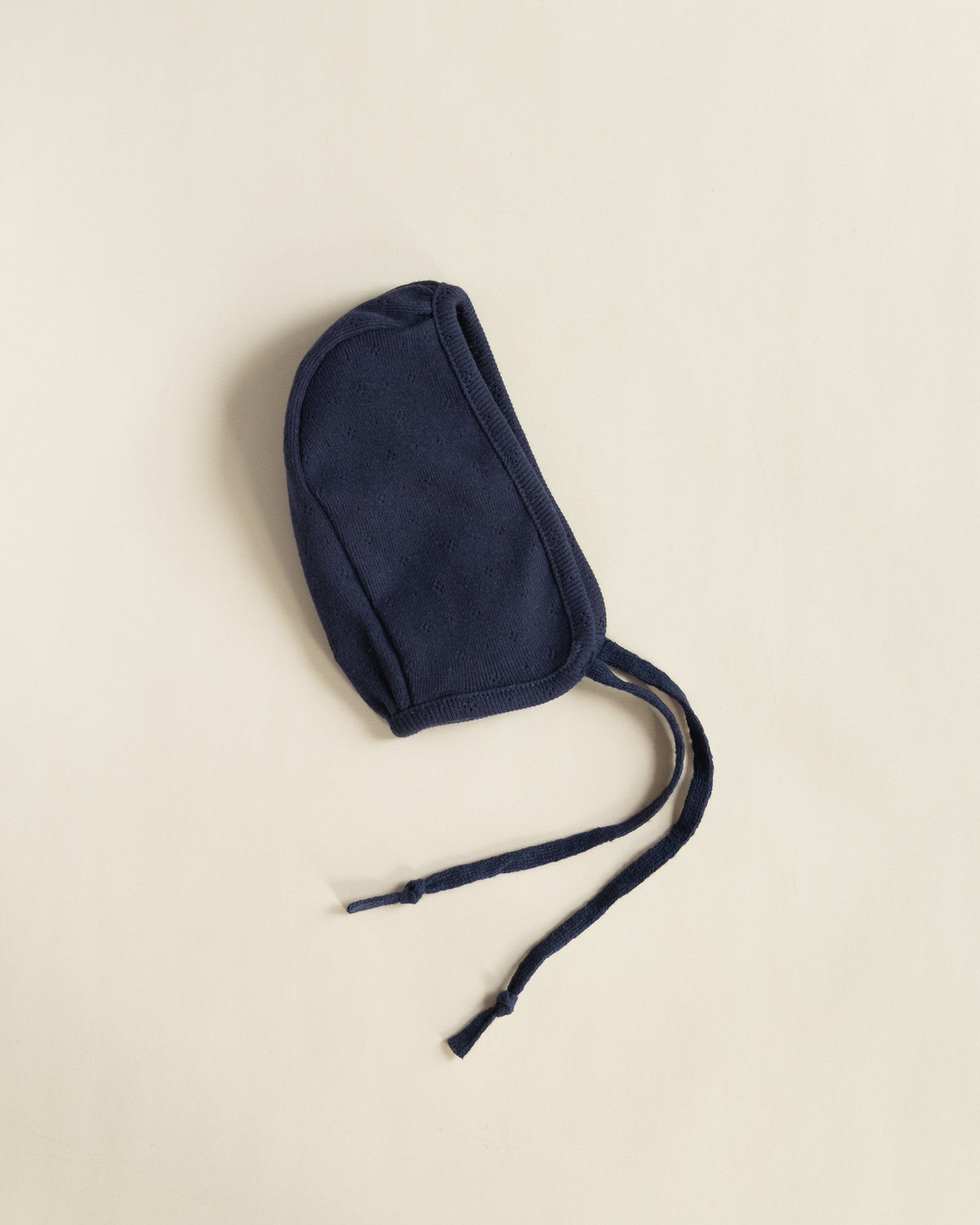 Ferne Footless Long Romper & Bonnet - Navy Blue
