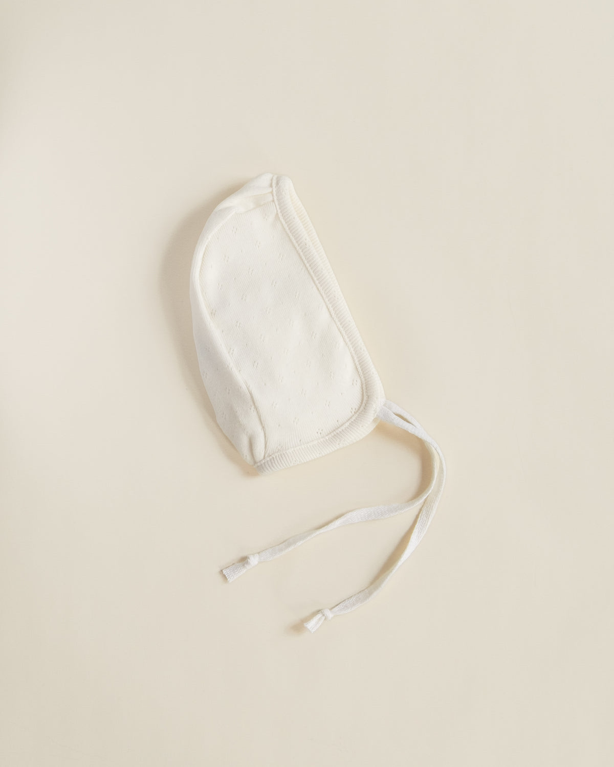 Ferne Footless Long Romper & Bonnet - ecru