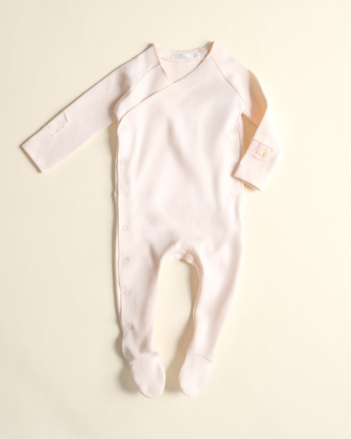 Ferne Patch Footie - Barely Pink