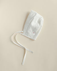 Ferne Voile Birdie Vest & Bonnet - Dove White