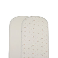 Lilette Rosebud Bassinet Sheet - Rosebud Pink