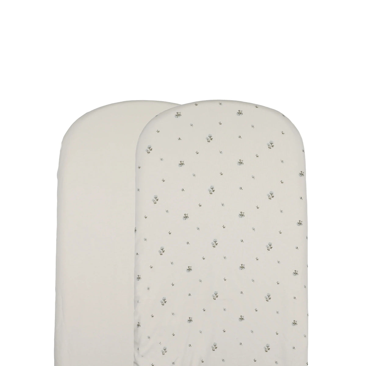 Lilette Rosebud Bassinet Sheet - Rosebud Blue