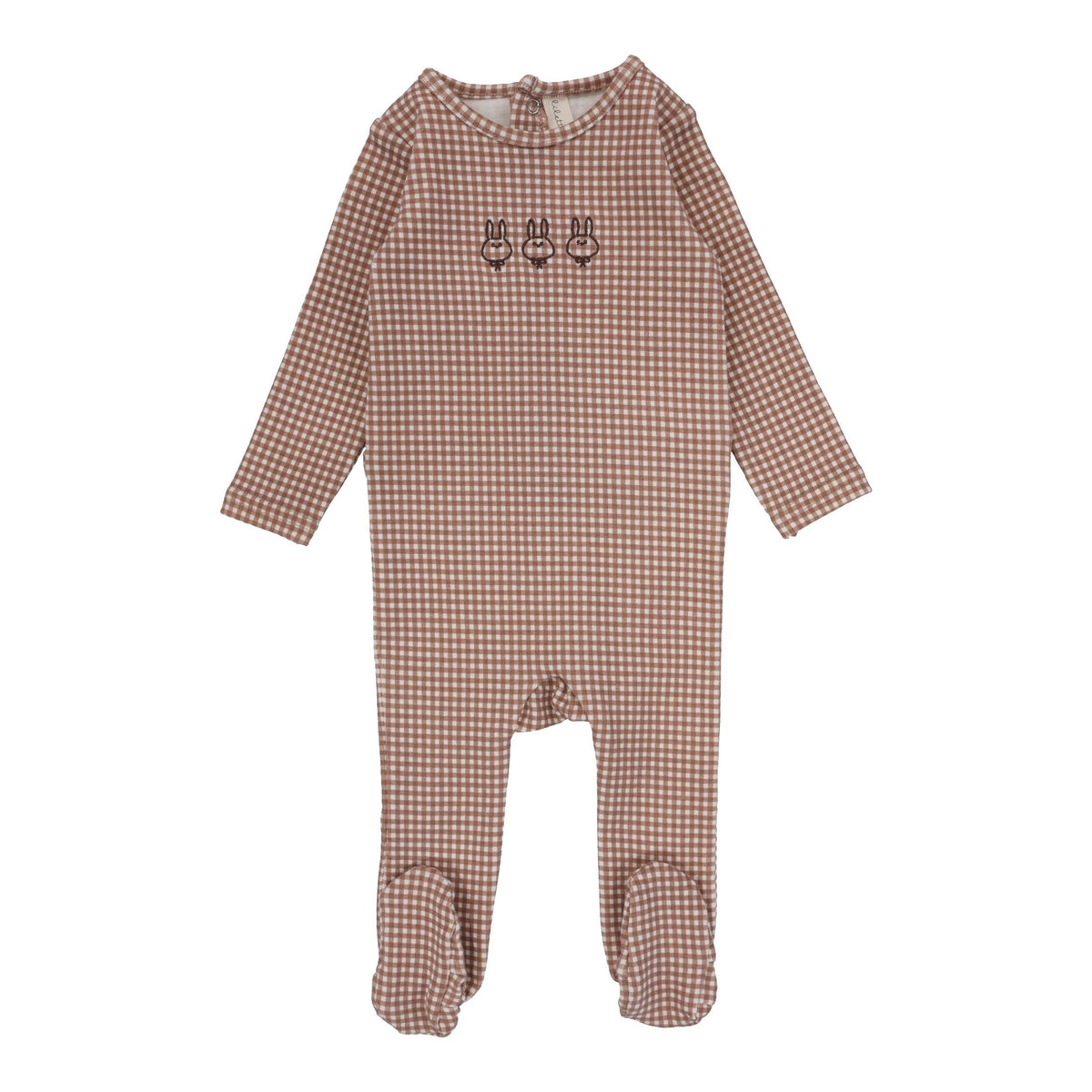 Lilette Gingham Bunny Footie