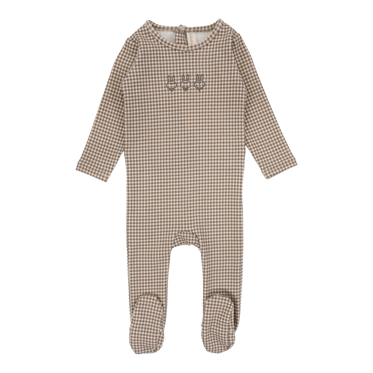 Lilette Gingham Bunny Footie