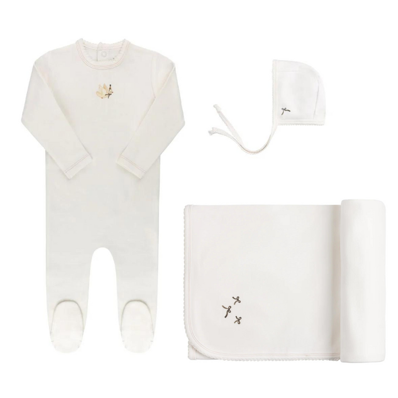 Elys & Co Organic French Terry Bird Layette Set