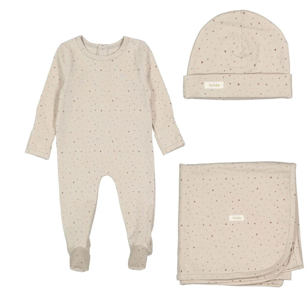 Ladida Star/Heart Layette Set AW24