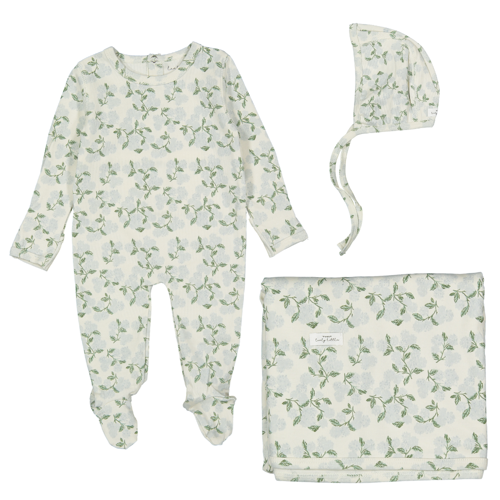 Lovely Littles Hydrangea Layette set