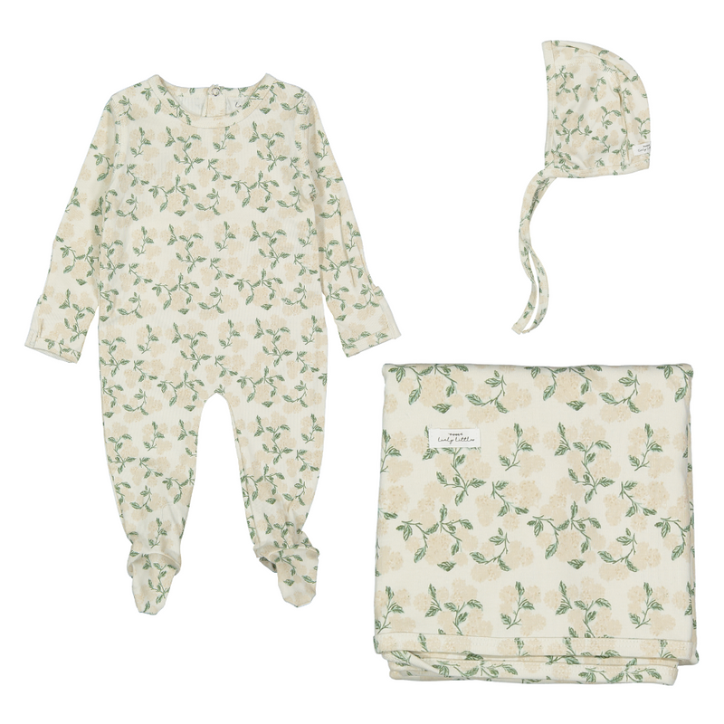 Lovely Littles Hydrangea Layette set