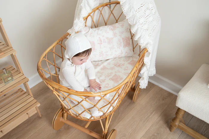 Petite Belle Toile Safra Sheet Set- Rose