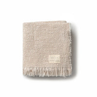 Domani Home waffle Throw Blanket - Cream