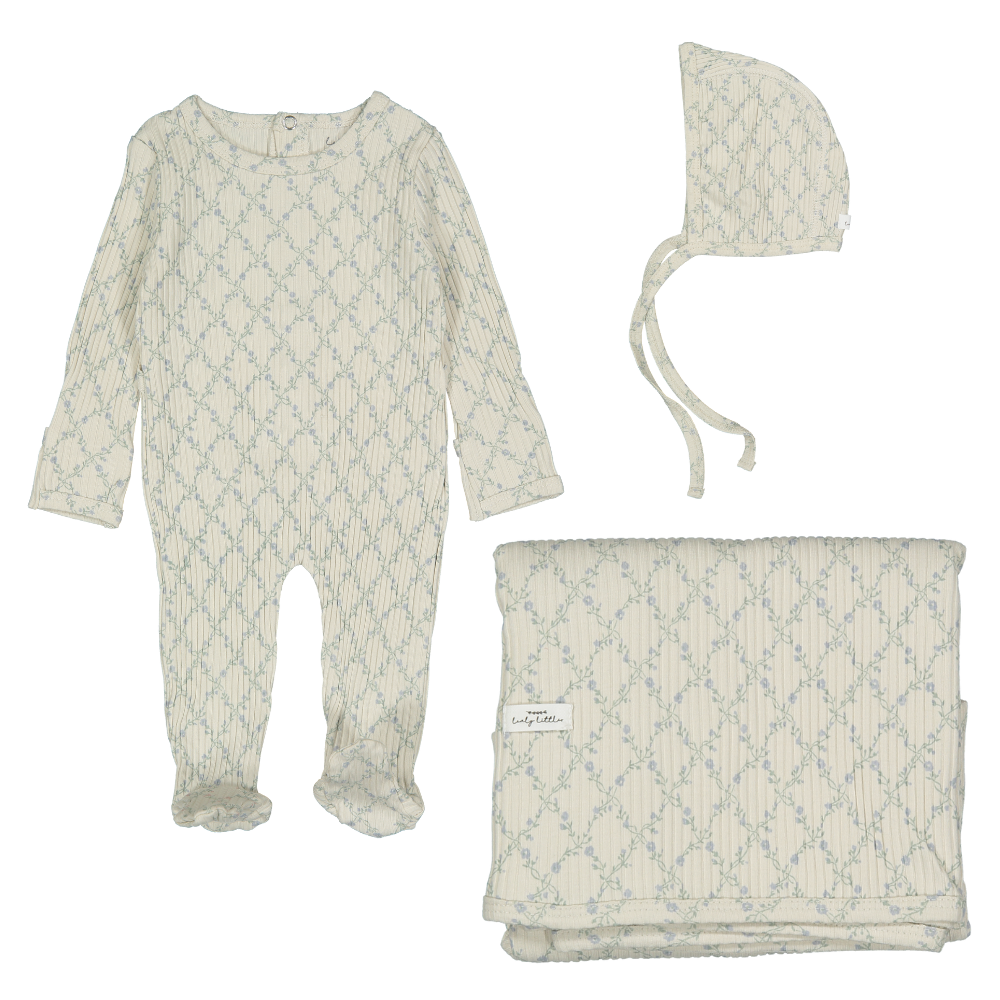 Lovely Littles Lattice Layette Set