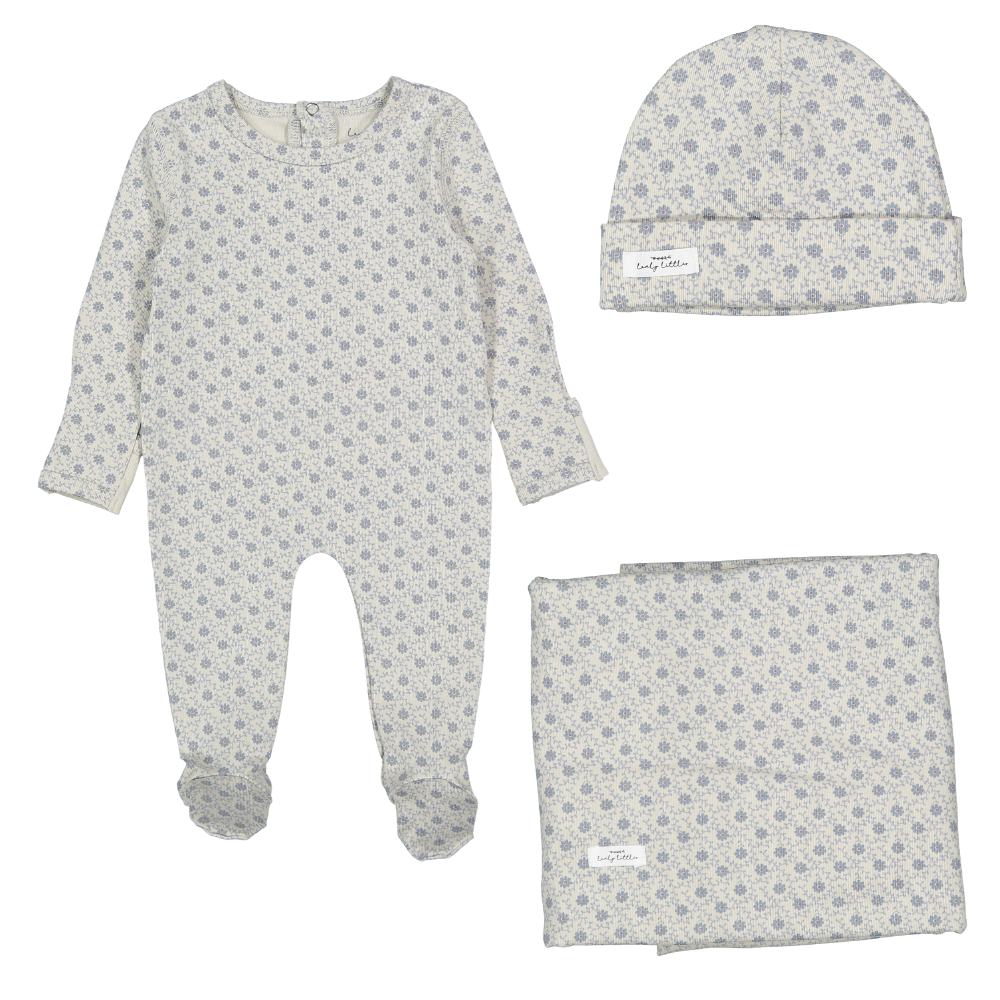 Lovely Littles Emma Layette Set - Blue