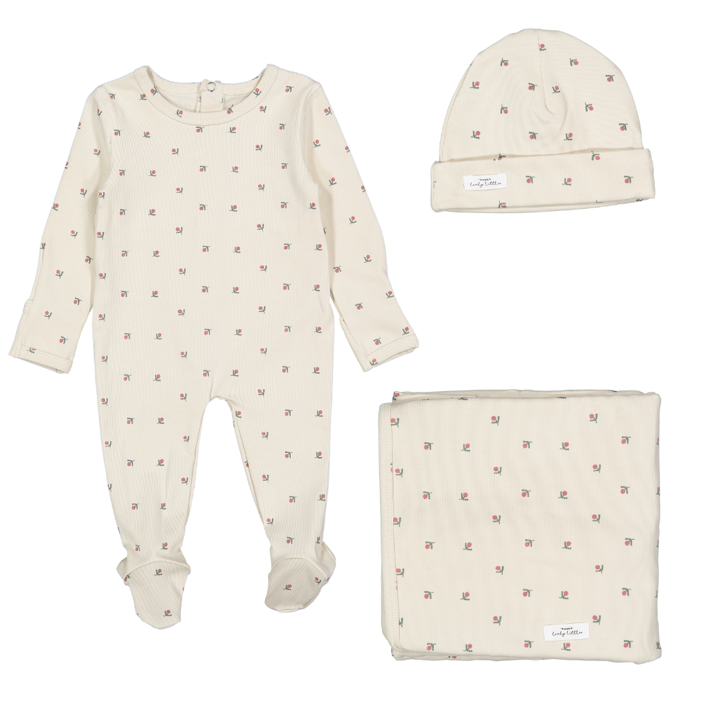 Lovely Littles Mini Stitch Layette Set - Red