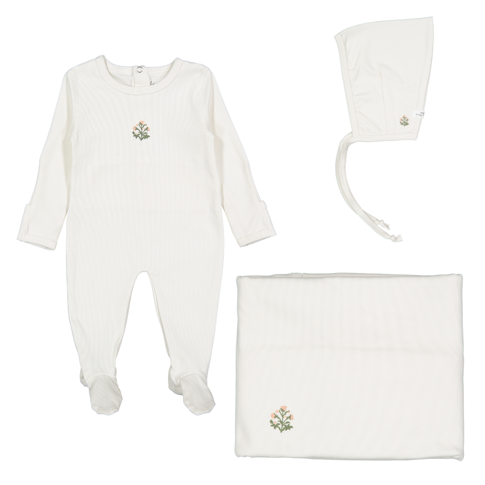 Lovely Littles Zara Embroider Layette Set - Pink