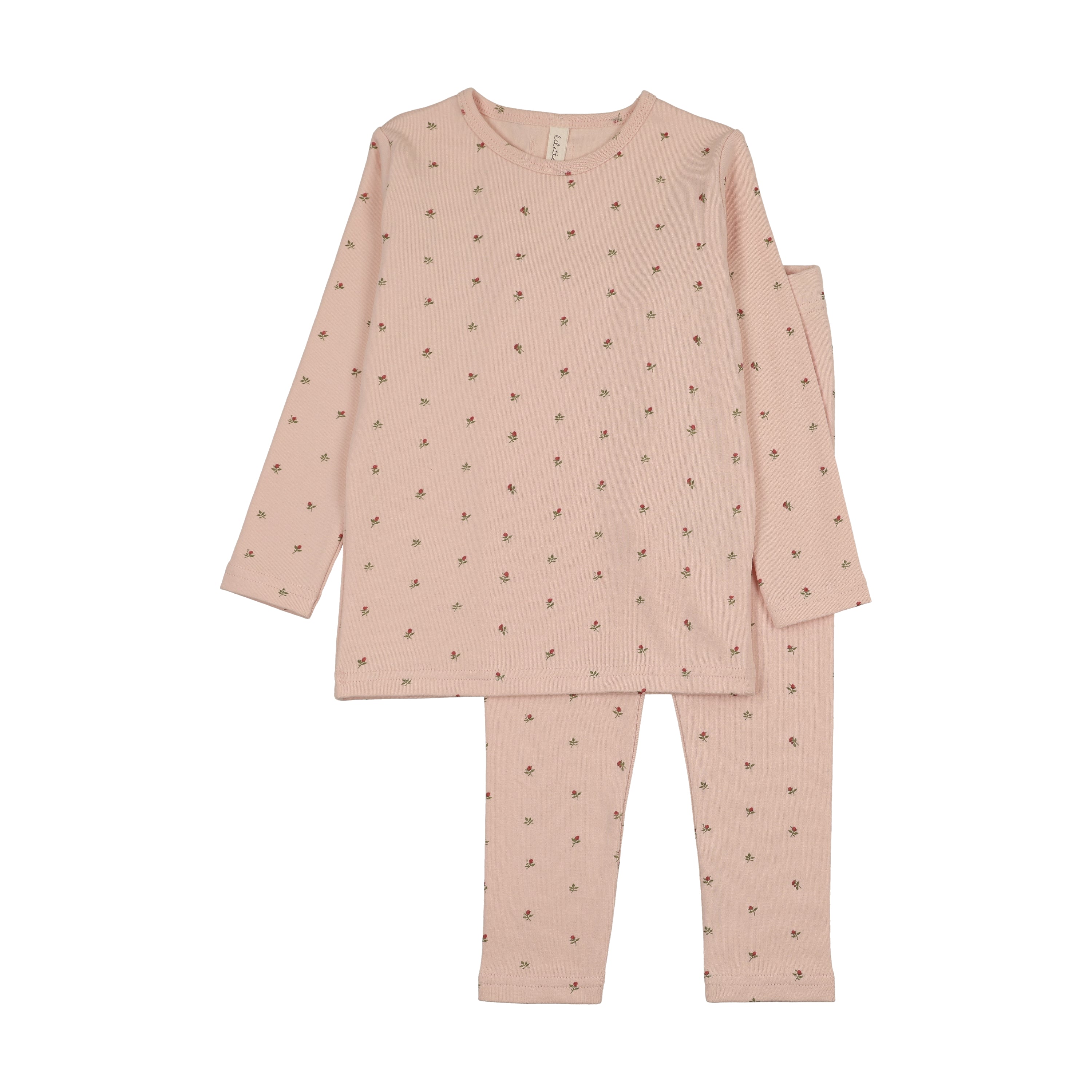 Lilette Bitsy Floral Top & Pants - Pale Pink