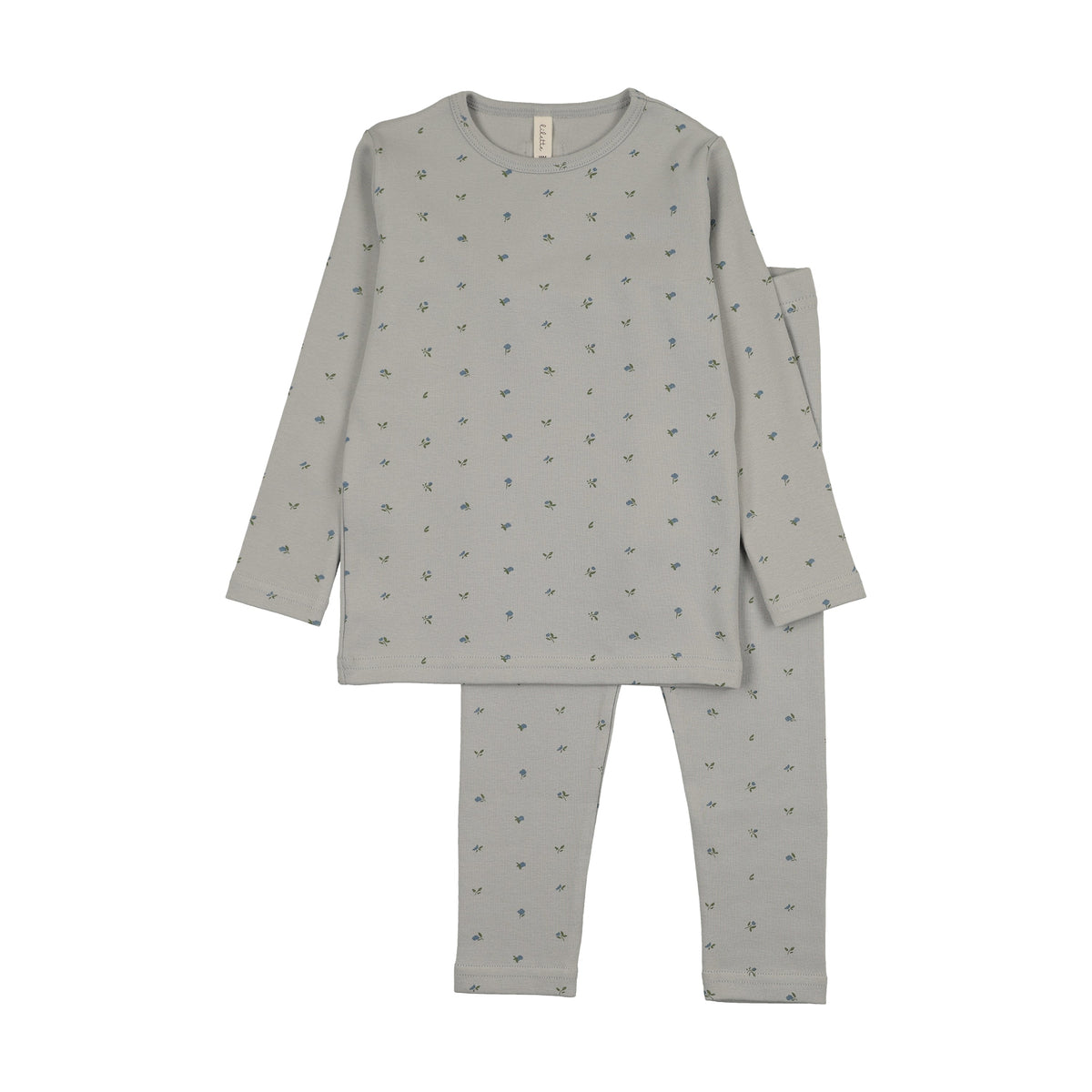 Lilette Bitsy Floral Top & Pants - Pale Blue