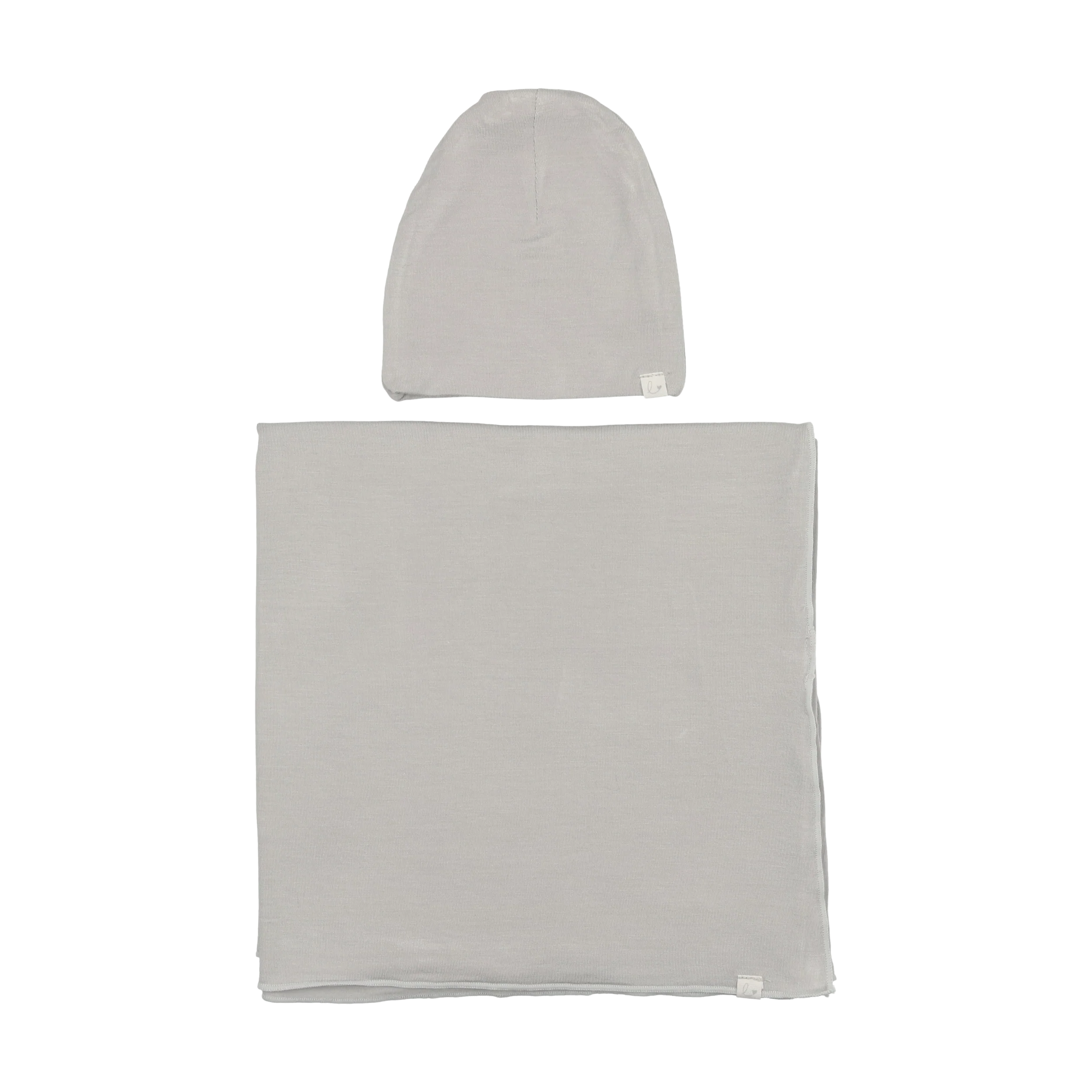 Lilette Bamboo Swaddle & Hat Set - Pale Blue