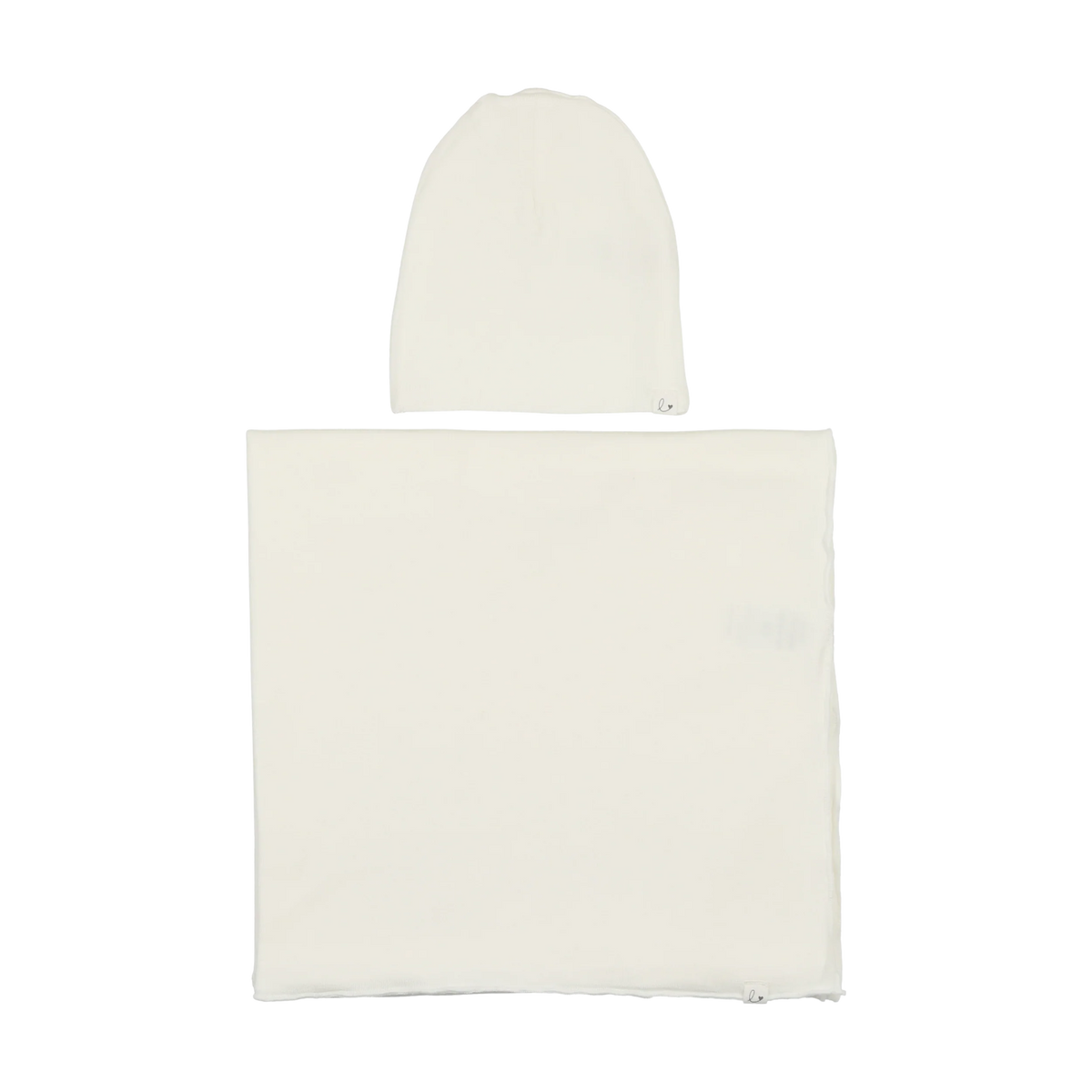 Lilette Bamboo Swaddle & Hat Set - Cream