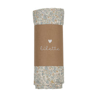 Lilette Liberty Floral Swaddle - Cream/Blue