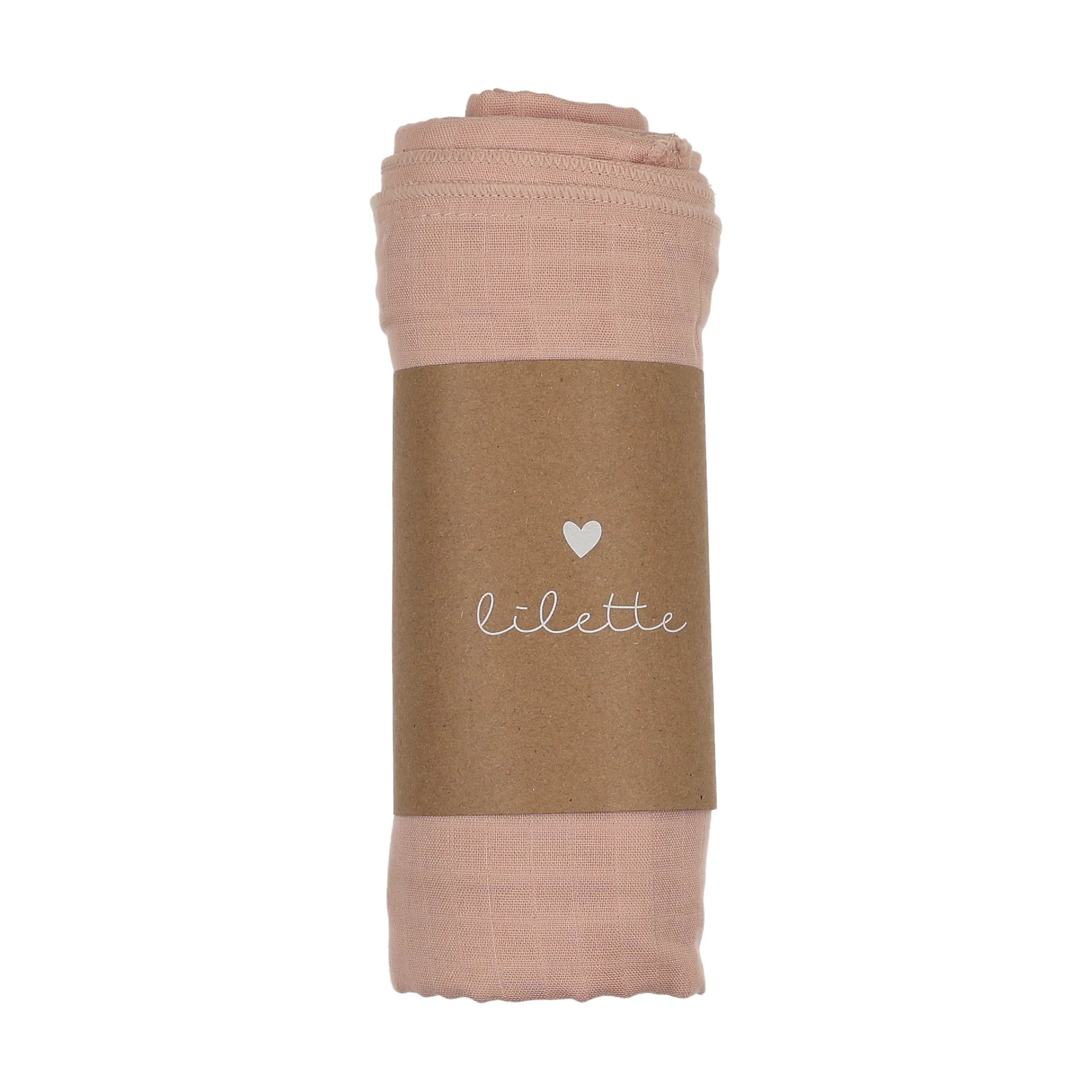 Lilette Take me Home Bebe Muslin Swaddle - Dusty Pink