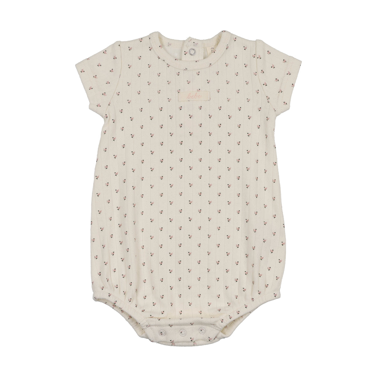 Lilette Floret Print Romper - Cream/Pink