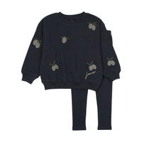 Analogie Olive Patch Sweatshirt & Pants