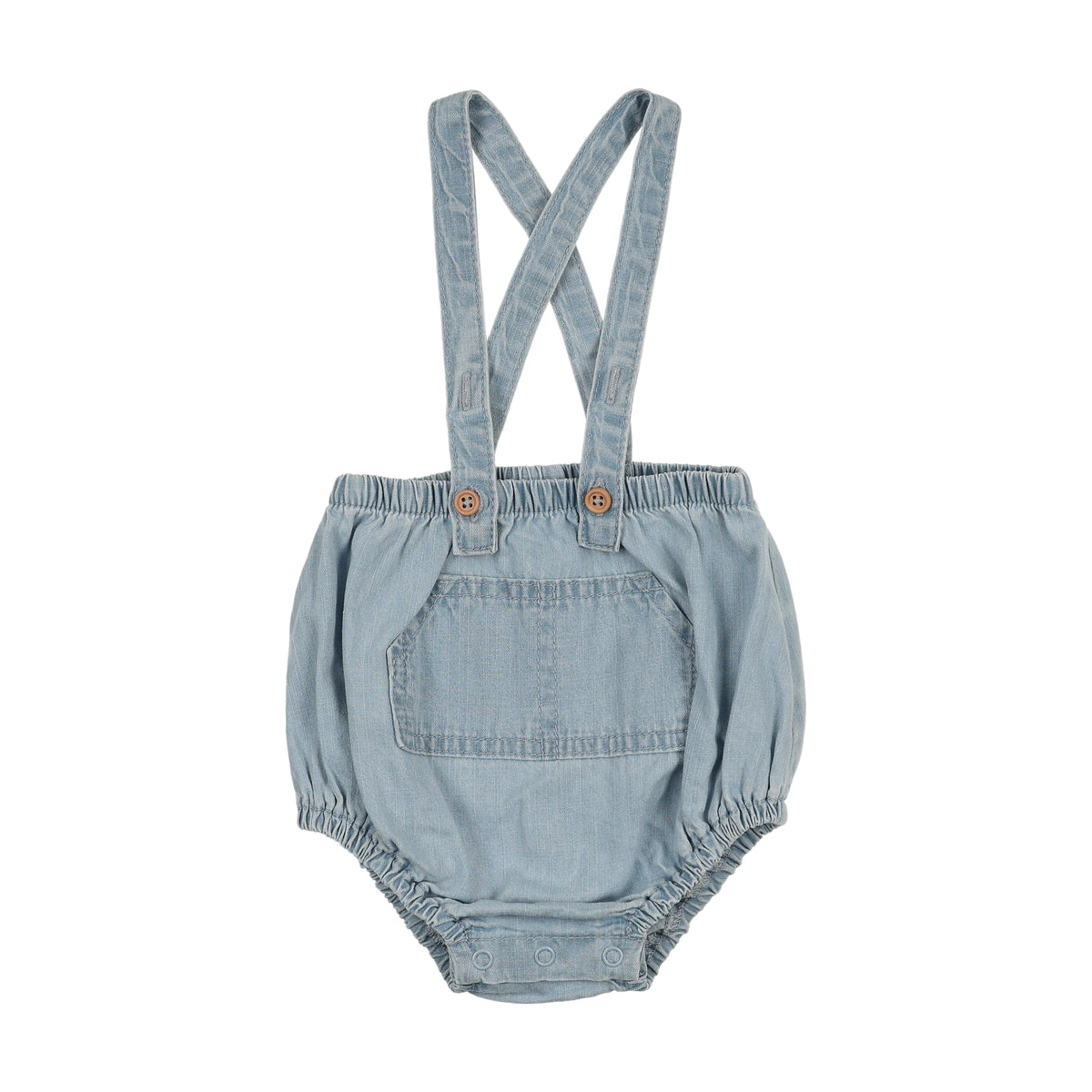 Analogie Pocket Suspender Bloomers - Light Wash