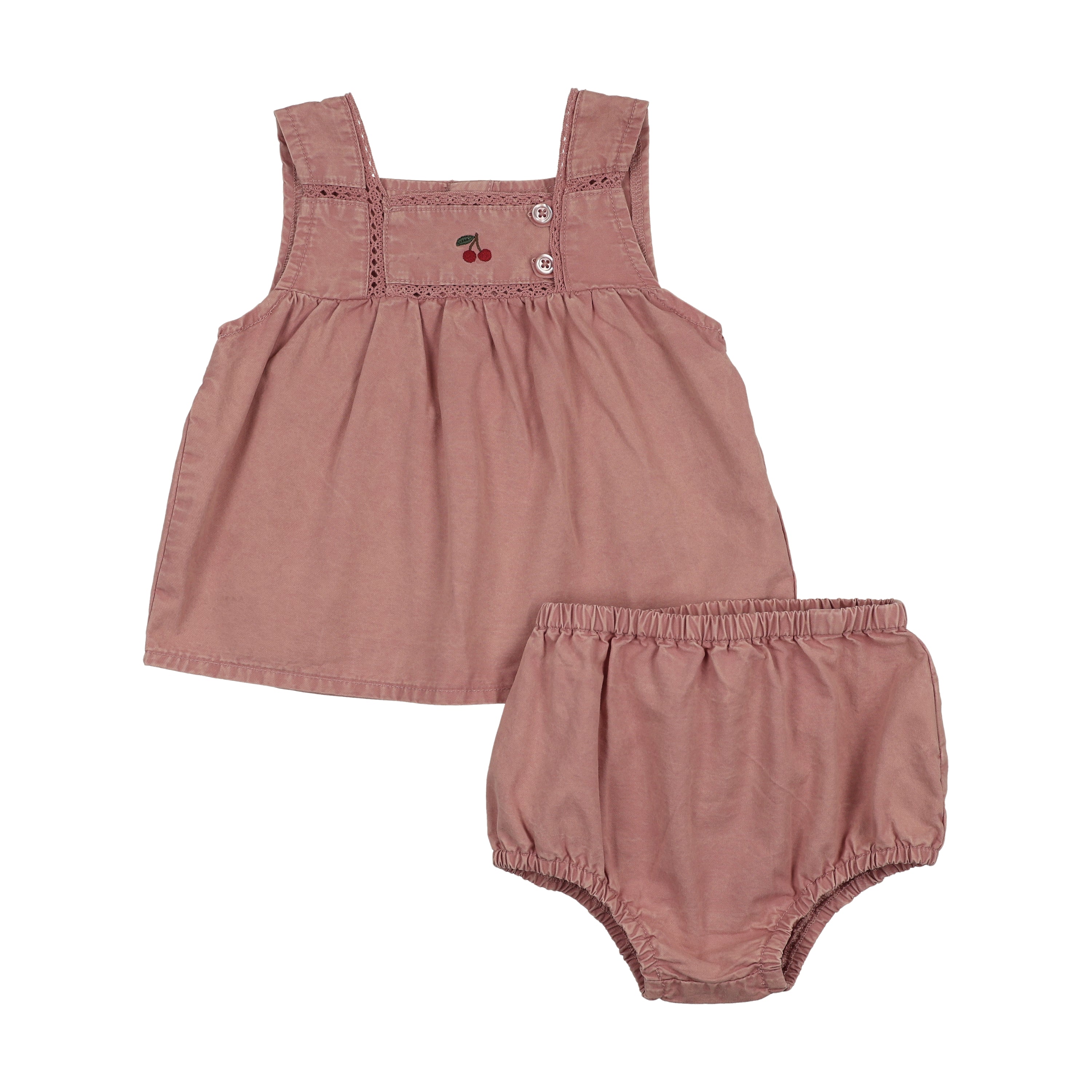 Analogie Denim Capsule Toddler Set - Pink Wash