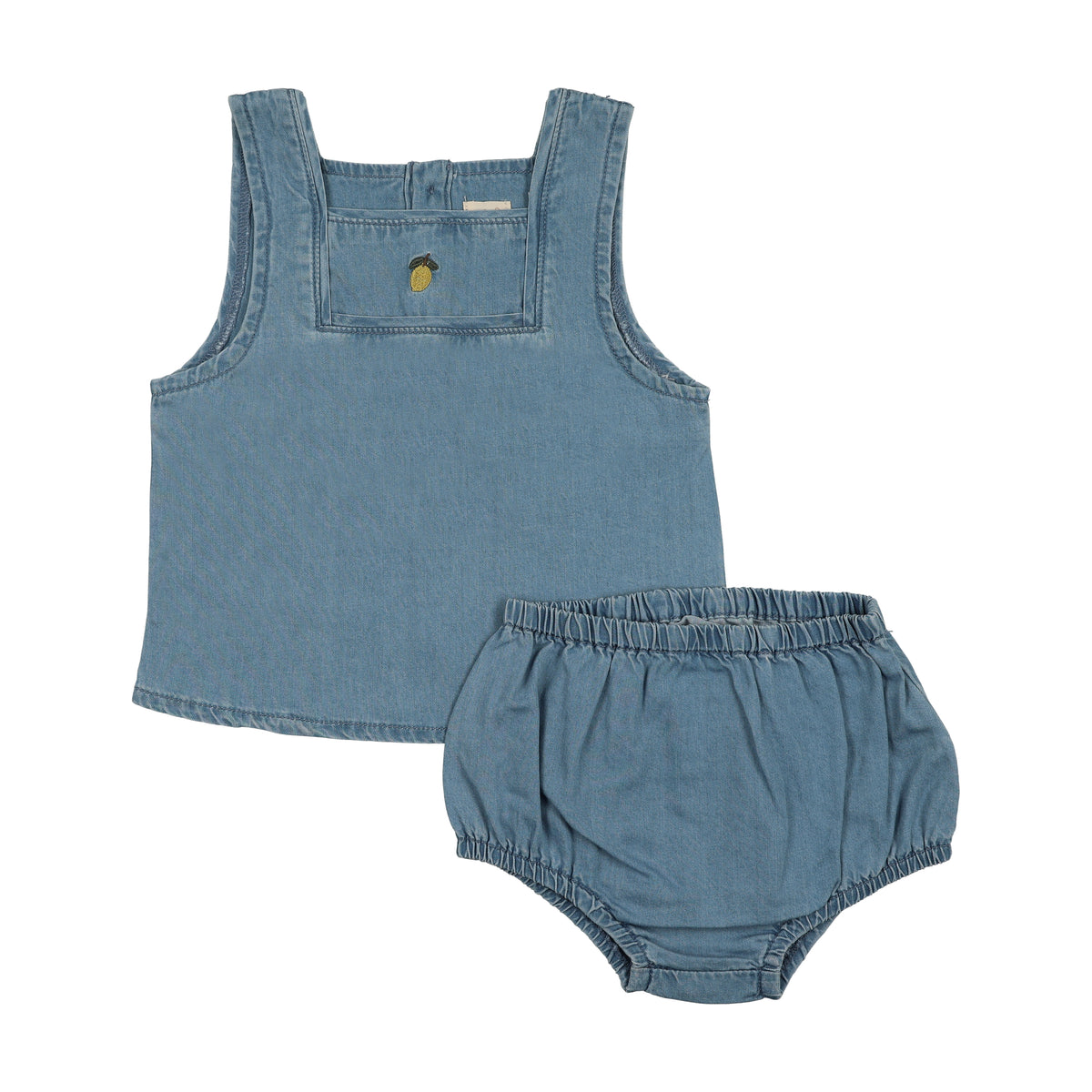Analogie Denim Capsule Toddler Set - Blue Tencel