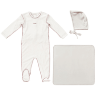 Kipp Edge Stitch Layette Set